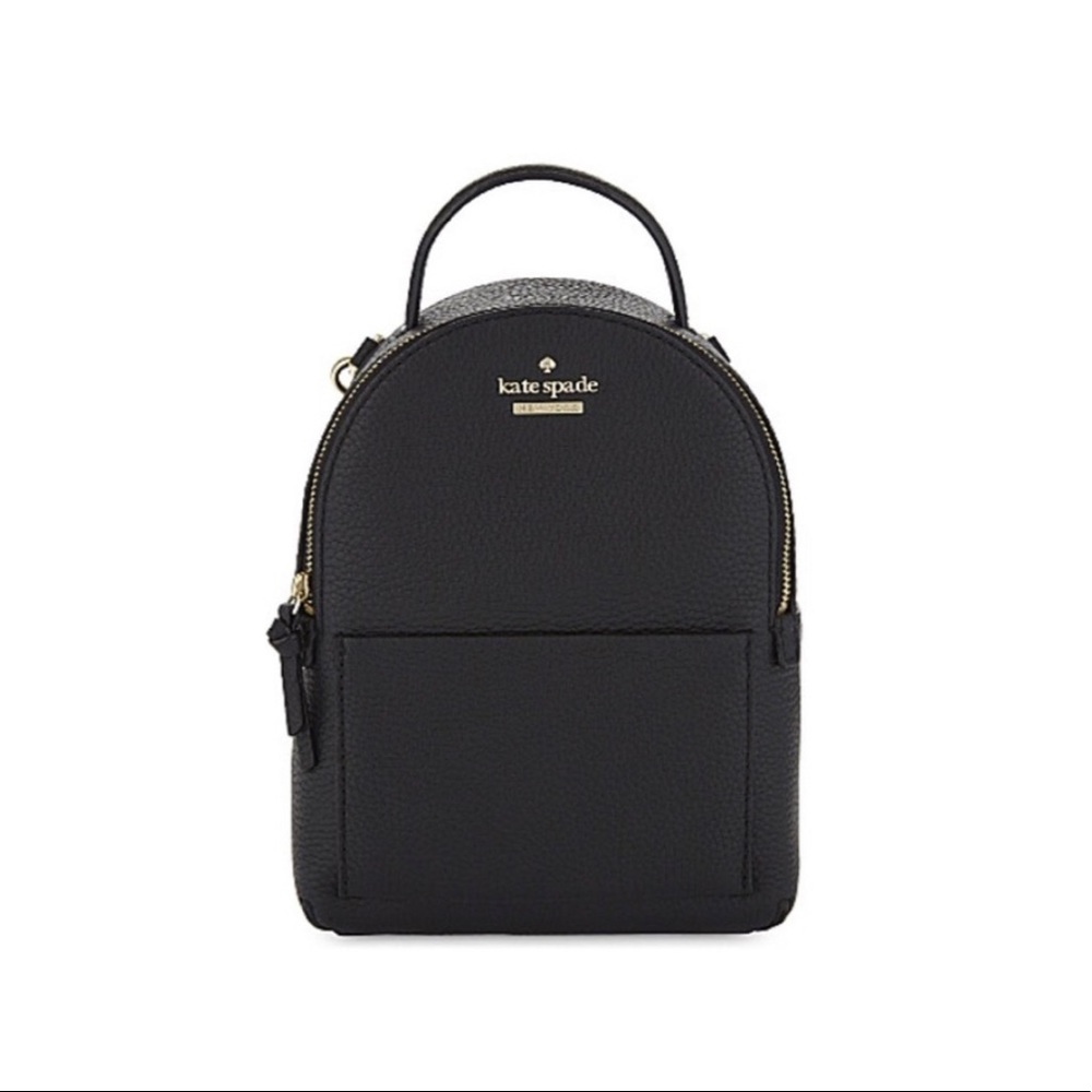 Kate Spade Jackson Street Backpack Black Leather